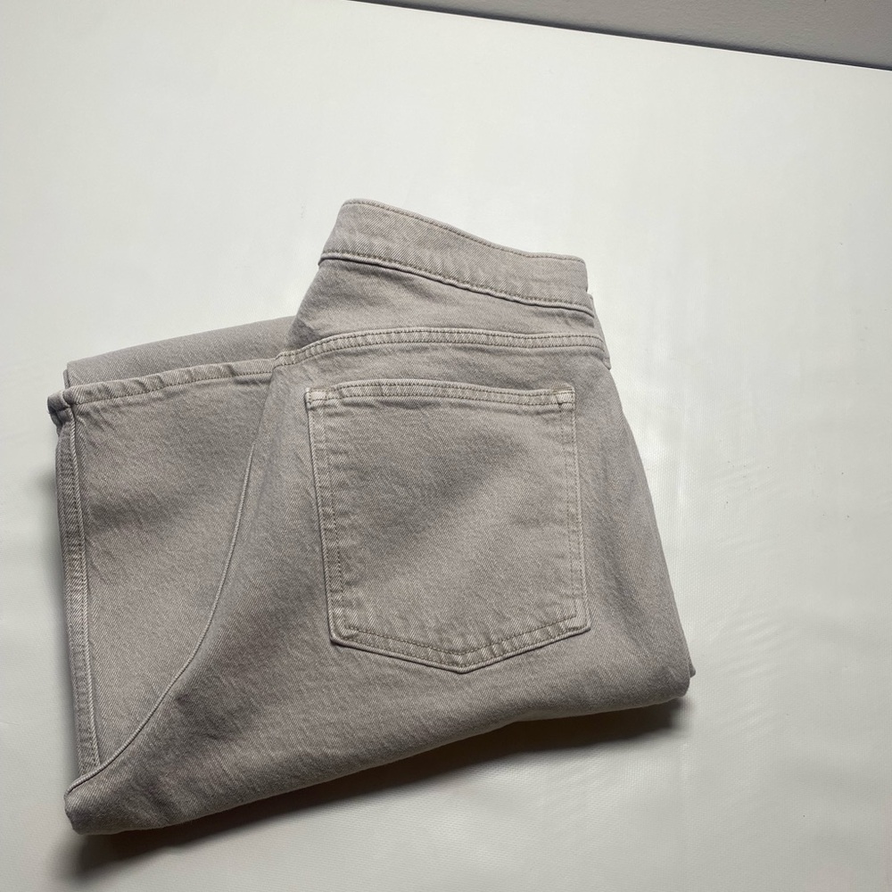 Abercrombie & Fitch Light Beige Denim Jeans - Picture 5 of 5